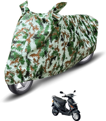 Auto Hub Waterproof Two Wheeler Cover for Hero(E Sprint, Green)
