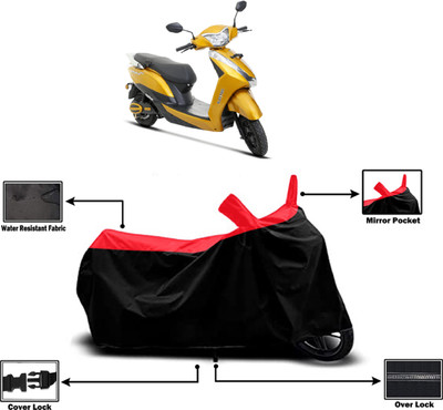 Amexride Two Wheeler Cover for Ampere(Magnus Pro, Red)