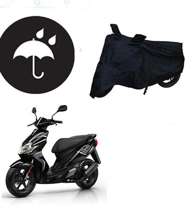 MMSSTAR Waterproof Two Wheeler Cover for Yamaha(Libero, Black)