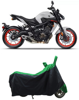 Coxtor Waterproof Two Wheeler Cover for Yamaha(MT 09 BS6, Green)