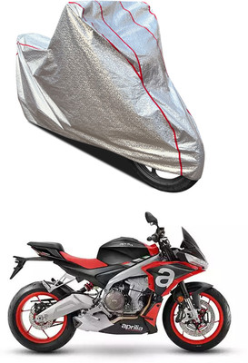 AutoGalaxy Waterproof Two Wheeler Cover for Aprilia(Silver)