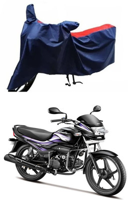 AUTOCAD Waterproof Two Wheeler Cover for Hero(MotoCorp Splendor Plus, Red, Blue)