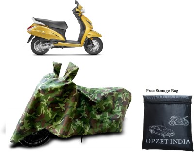 OPZET INDIA Waterproof Two Wheeler Cover for Honda(Activa 3G, Green)