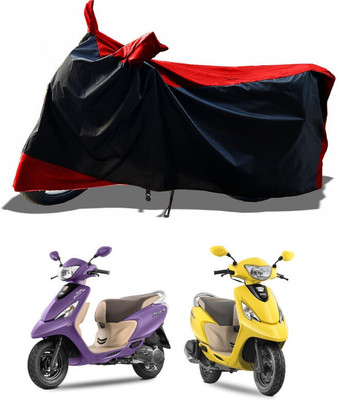 DeepShakshi AUTOMOTIVE Waterproof Two Wheeler Cover for TVS(Scooty Zest 110 BS6, Red)