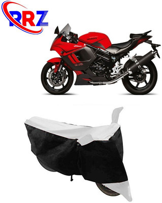 RRZ Waterproof Two Wheeler Cover for Hyosung(GT650R, Black, White)