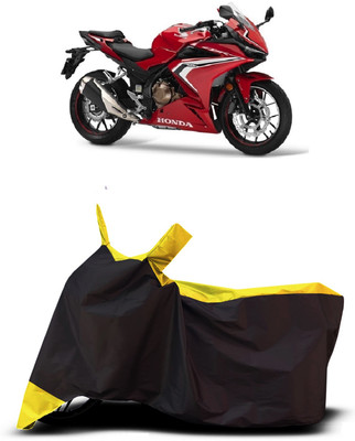 VESMEI Two Wheeler Cover for Honda(CBR500R, Yellow)