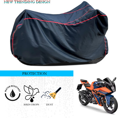 ANTHUB Waterproof Two Wheeler Cover for KTM(RC125, Black)