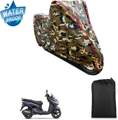 PAGORA Waterproof Two Wheeler Cover for Suzuki(Burgman Street 125, Yellow)
