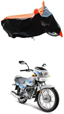 VESMEI Two Wheeler Cover for TVS(Victor BS6, Orange)