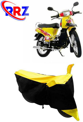 RRZ Waterproof Two Wheeler Cover for Kinetic(K4, Black, Yellow)