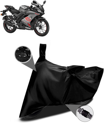 DeepShakshi AUTOMOTIVE Two Wheeler Cover for Yamaha(YZF R15 V3.0, Black)