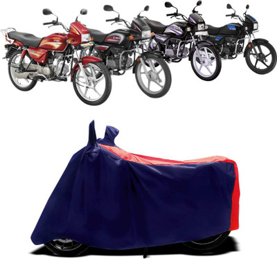 AutoGalaxy Waterproof Two Wheeler Cover for Hero(Splendor, Blue, Red)
