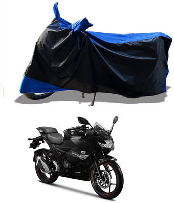 DeepShakshi AUTOMOTIVE Waterproof Two Wheeler Cover for Suzuki(Gixxer SF, Blue)