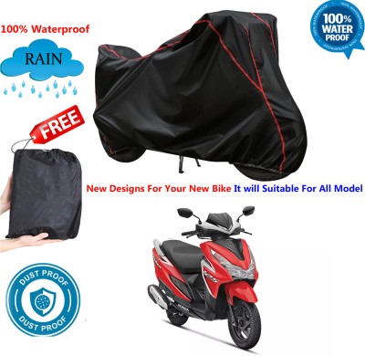 OliverX Waterproof Two Wheeler Cover for Honda(Grazia, Black)