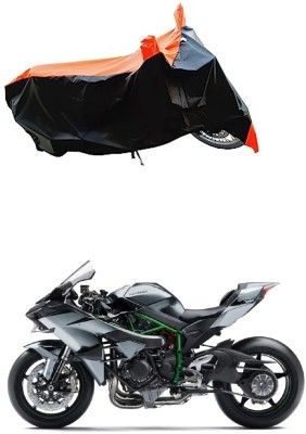 VESMEI Two Wheeler Cover for Kawasaki(Ninja H2R, Orange)