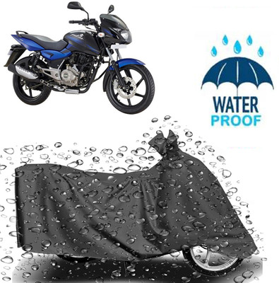 Autoinnovation Waterproof Two Wheeler Cover for Bajaj(Pulsar 150, Grey)
