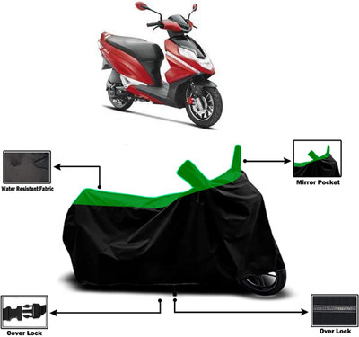 Amexride Two Wheeler Cover for Hero(Dare BS6, Green)