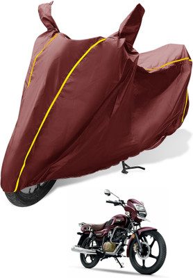 MOCKHE Waterproof Two Wheeler Cover for TVS(Radeon, Maroon)