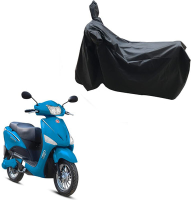 KEDIT Two Wheeler Cover for Hero(Electric Optima, Black)