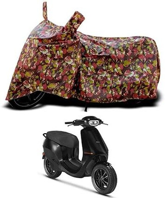 B R Enterprisez Waterproof Two Wheeler Cover for Ola(Scooty, Multicolor)