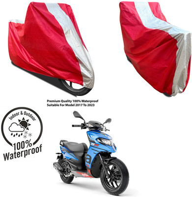 AUTOCAD Waterproof Two Wheeler Cover for Hero(Splendor PRO, Silver, Red)