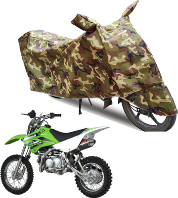 SS FOR YOUR SMART NEEDS Waterproof Two Wheeler Cover for Kawasaki(KLX 110, Green)