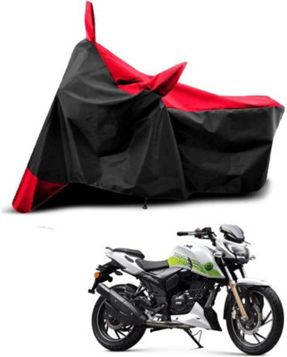 LIFE TO HUB Two Wheeler Cover for Hero, Honda, Bajaj, Ather, TVS, Yamaha(Avenger 400, Black, Red)