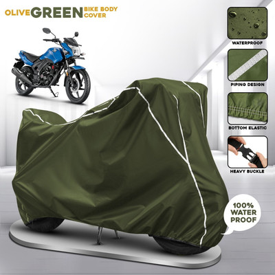 AUTOCAD Waterproof Two Wheeler Cover for Honda(Unicorn, Green)