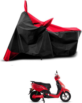 AASHTIK MART Two Wheeler Cover for Hero(Electric Optima DX BS6, Red, Black)