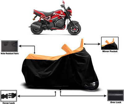 Amexride Two Wheeler Cover for Honda(Navi, Orange)