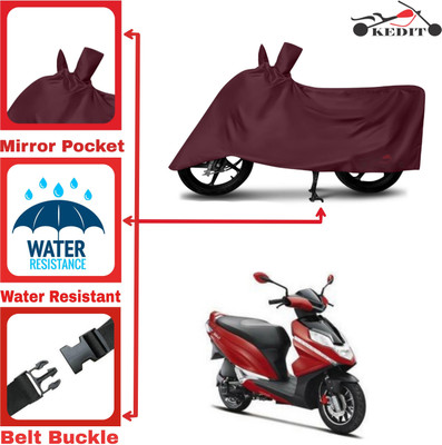 KEDIT Two Wheeler Cover for Hero(Dare, Maroon)