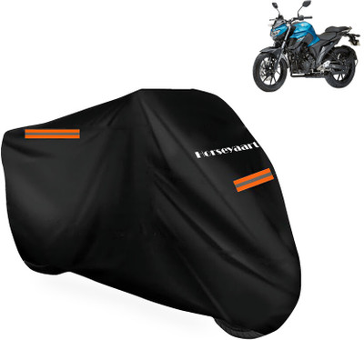 Horseyaart Waterproof Two Wheeler Cover for Yamaha(FZ-25, Black)
