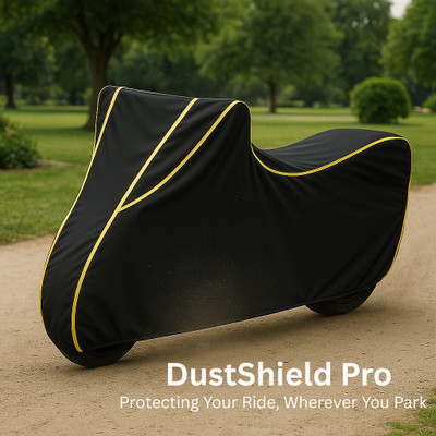 pocket bazar Waterproof Two Wheeler Cover for Yamaha(Fascino, Black, Yellow)