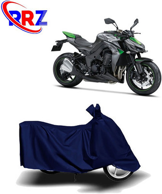 RRZ Two Wheeler Cover for Kawasaki(Z1000, Blue)