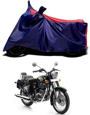 VESMEI Two Wheeler Cover for Royal Enfield(Maestro Electric, Red)