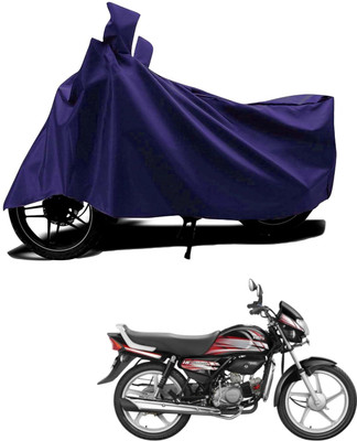KEDIT Two Wheeler Cover for Hero(HF Deluxe i3s, Blue)