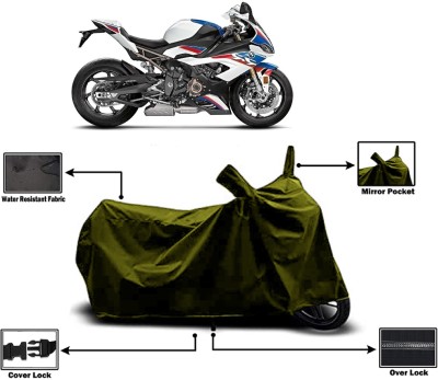 Amexride Two Wheeler Cover for BMW(S1000RR, Green)