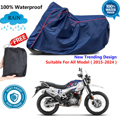 AutoGalaxy Waterproof Two Wheeler Cover for Hero(MotoCorp XPulse 200T, Blue, Red)