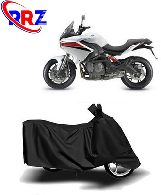 RRZ Waterproof Two Wheeler Cover for Benelli(TNT 600 GT, Black)