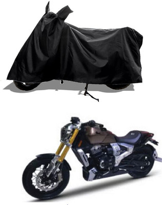 GROFATIK Two Wheeler Cover for TVS(Zeppelin BS6, Black)