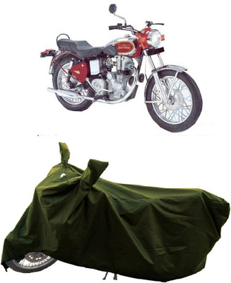 GROFATIK Two Wheeler Cover for Royal Enfield(Machismo 350, Green)