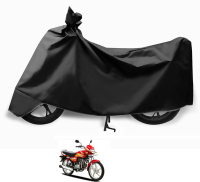DeepShakshi AUTOMOTIVE Two Wheeler Cover for Hero(HF Deluxe, Black)