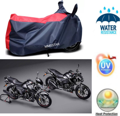 MMSSTAR Waterproof Two Wheeler Cover for Techo Electra(Activa 5G, Black)
