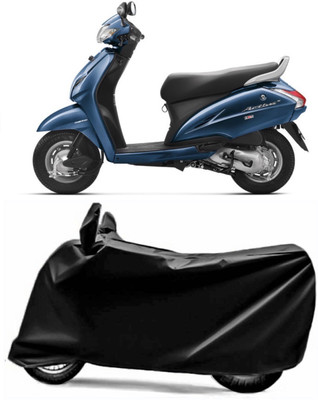 V VINTON Two Wheeler Cover for Honda(Activa 4G, Black)