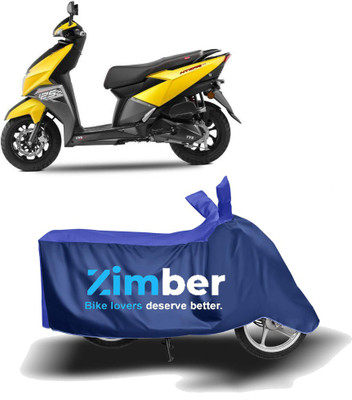 AutoRash Two Wheeler Cover for TVS(NTORQ, Blue, Blue)