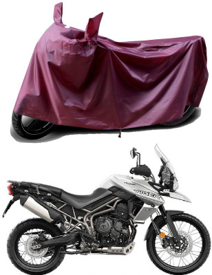 APNEK Waterproof Two Wheeler Cover for Triumph(Tiger 800 XCA, Maroon)