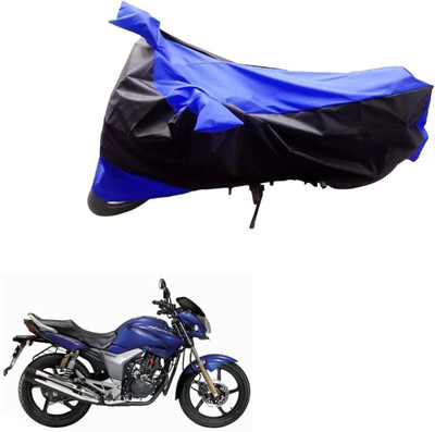 Mdstar Waterproof Two Wheeler Cover for Hero(CBZ TYPE 1, Black, Blue)