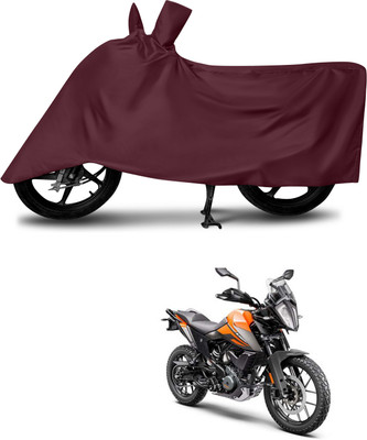 aosis Two Wheeler Cover for KTM(390 Adventure, Maroon)
