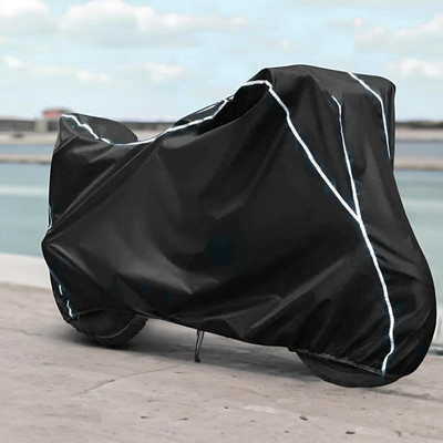Shiv Kanha Waterproof Two Wheeler Cover for Suzuki(Burgman Street, Black)