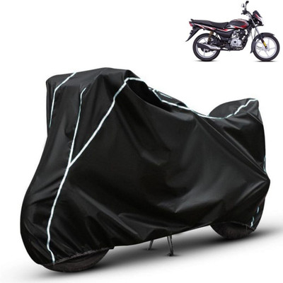 Amikan Waterproof Two Wheeler Cover for Bajaj(Platina, Black)